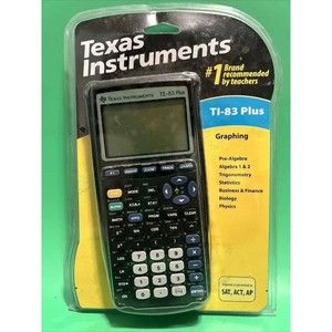 Texas Instruments Ti-83 Plus Graphing Calculator Sealed DAMAGED PACKAGING
